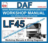 Daf  LF45 Service Repair Workshop Manual download